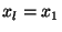 $x_{l}=x_{1}$