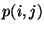$p(i,j)$